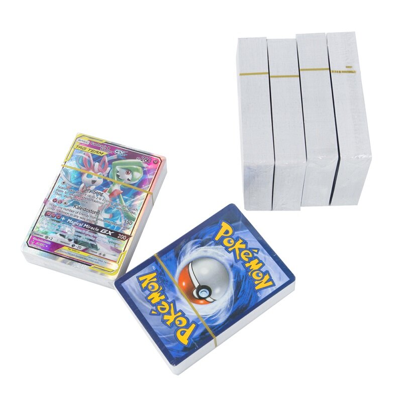 60/100 قطعة بطاقات البوكيمون Vmax النسخة الإنجليزية مجموعة أنيمي بطاقة التداول بوكيمون الداعم بطاقات لامعة لعبة البوكيمون للأطفال