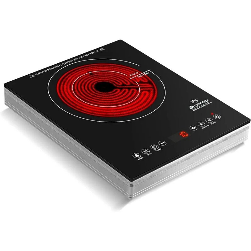 موقد طهي كهربائي مع جهاز استشعار وتحكم باللمس ، موقد محمول بالأشعة تحت الحمراء مع مؤقت وقفل أمان ، E200AIR ، STIR