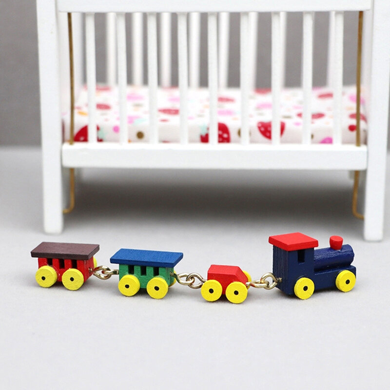 لعبة قطار صغيرة رقمية خشبية للأطفال ، أرقام وألوان التعلم ، لعبة الفرز والتكديس التعليمية المبكرة للأطفال