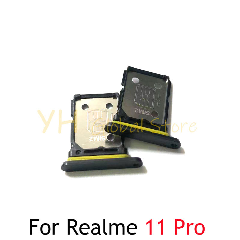 حامل صينية فتحة بطاقة Sim ، OPPO ، Realme 11 Pro ، 11 Pro Plus ، Pro + ، قطع غيار