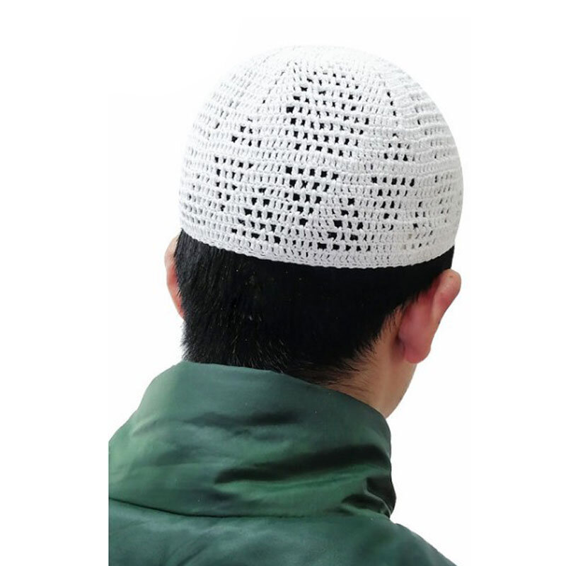 BOHOWAII قبعات الصلاة الإسلام أوم كيبا تنفس القطن الجمجمة قبعة كوفي القبعات للرجال مسلم رمضان هدايا عيد