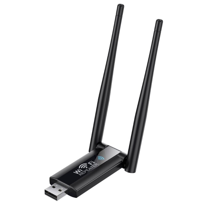 موسع واي فاي USB 2.4 جيجا هرتز 300 ميجا بت في الثانية مضخم إشارة لاسلكي توسيع تغطية WiFi T3EB
