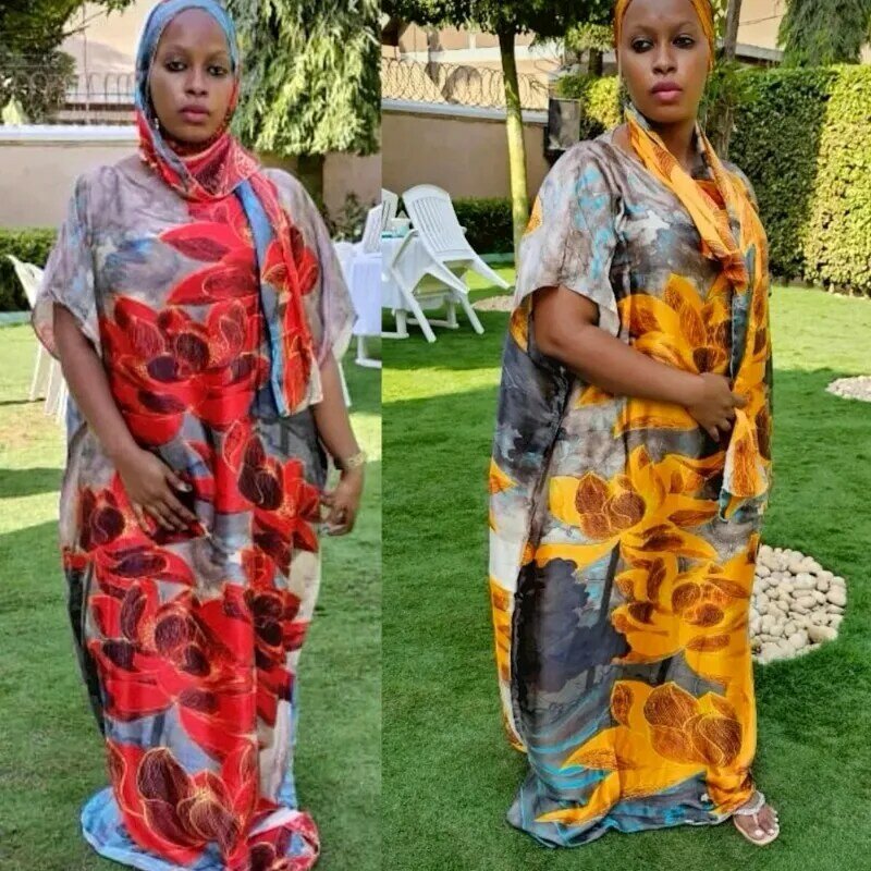 فستان ماكسي أفريقي مطبوع للنساء ، Dashiki ، ملابس عباية ، فساتين أنقرة ، جديد ، خريف