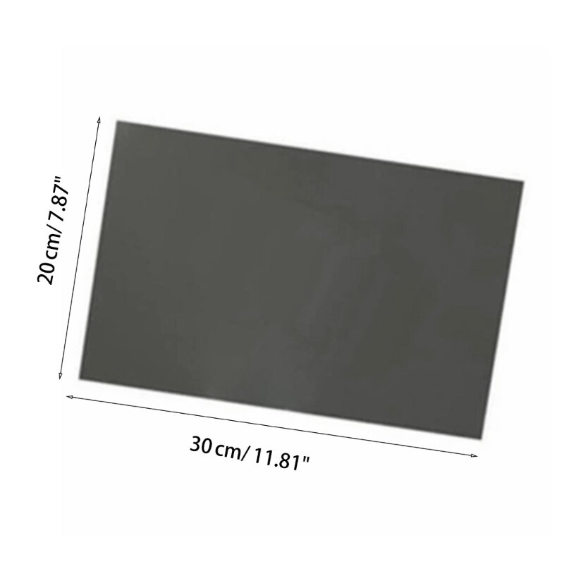 30 × 20 سم 0/90 درجة لاصقة خطية مستقطبة فيلم ورقة نقل الضوء العالي