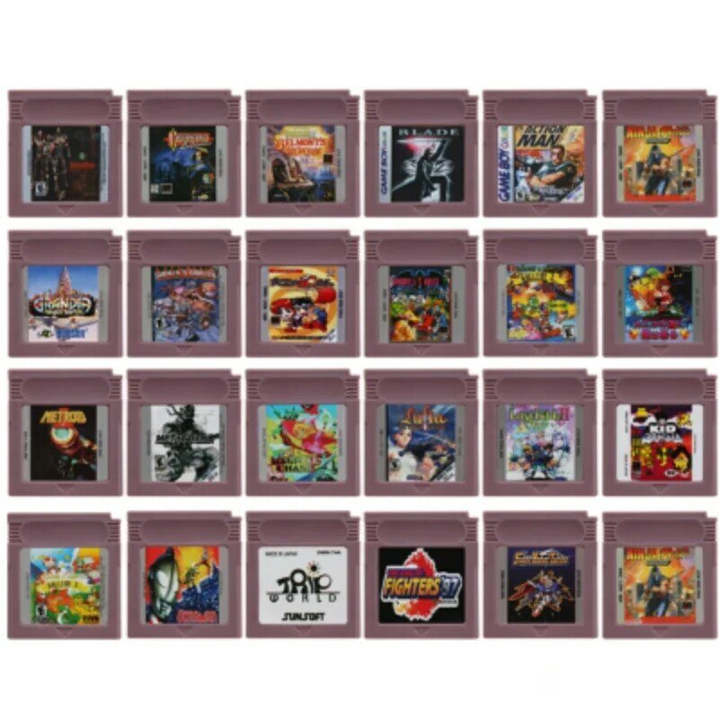 خرطوشة ألعاب فيديو GBC للأطفال ، بطاقة وحدة التحكم ، Lufia Castlevania ، رحلة Legends ، معرض العالم ، 2 ، 3 ، Dracula ، 16 بت