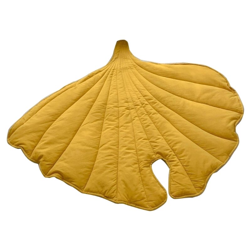 بطانية صيفية بطانية زخرفية على شكل ورقة شجر وسادة أطفال زحف بطانية دروبشيب