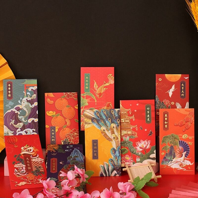 الإبداعية الكلاسيكية الصينية السنة الجديدة جيب أحمر ، محظوظ المال ، الساخن ختم ، نعمة ، محظوظ ، نعمة ، نعمة