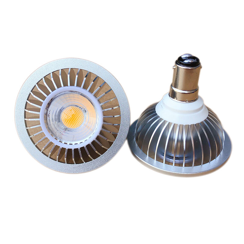 أضواء LED عالية الطاقة للإضاءة المنزلية والتجارية ، مصابيح ، GU10 ، AC 85-V ، DC 12V ، BA15D ، AR70 ، B15D ، 7W