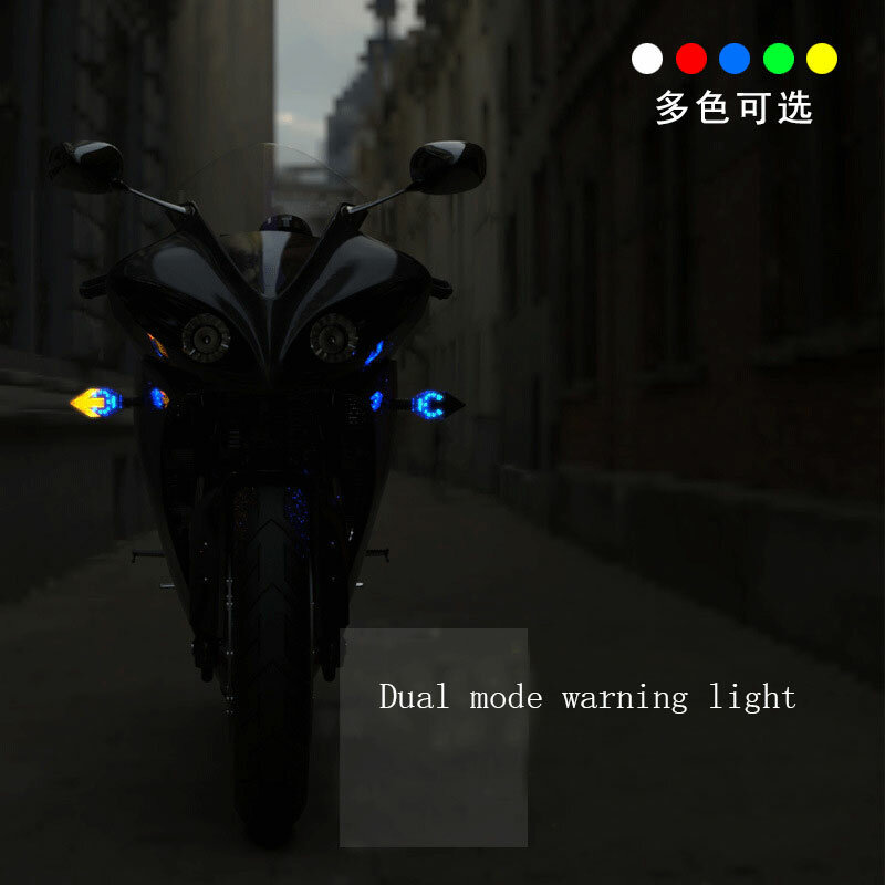 العالمي 2 قطعة LED دراجة نارية بدوره إشارة ضوء 12 فولت IP68 مقاوم للماء المتعري مؤشر الوامض الخلفية مصباح 150NK الملحقات