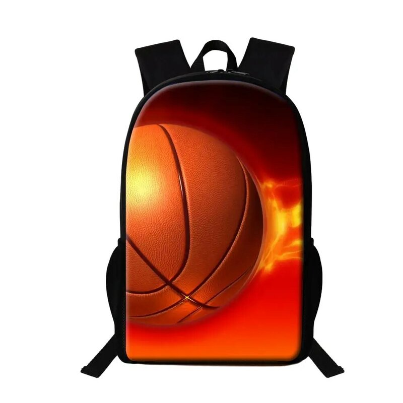 حقيبة كتب كرة القدم لكرة السلة للأولاد المراهقين ، حقائب مدرسية كبيرة ، حقيبة ظهر يومية للطلاب ، حقيبة سفر رجالية ، متعددة الوظائف ، 16"