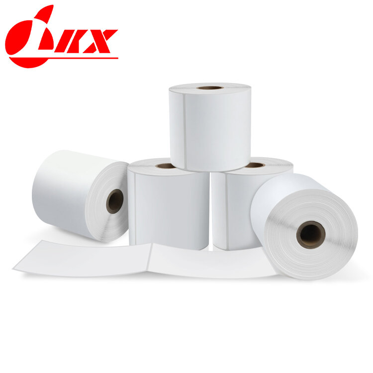 LKX-ملصقات حرارية ذاتية اللصق لجميع الأغراض ، ملصق ورقي للشحن ، مقاوم للماء ، مقاوم للزيت ، 4 × 6 بوصة ، من من من من نوع LKX