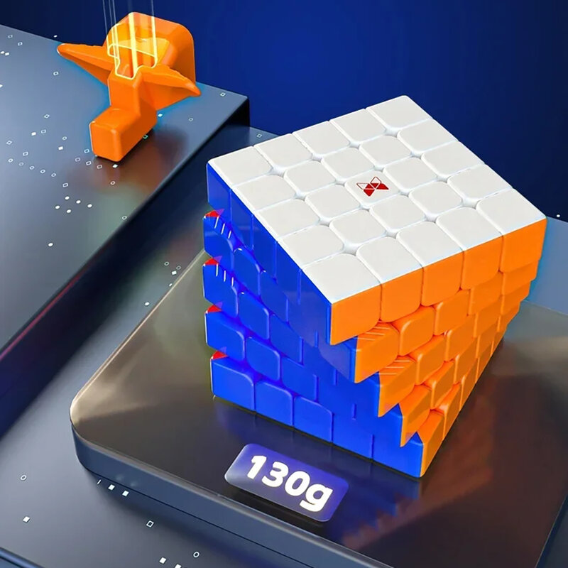 مكعب السرعة السحرية المغناطيسي Qiyi-UV ، ألعاب فيدجيت احترافية ، XMD Hong ، لغز سرعة 5X5 ، 5x5