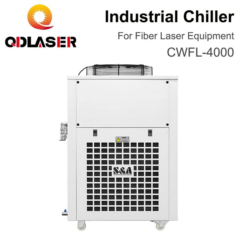 Qdليزر CWFL-4000 S & A الألياف الليزر الصناعية المبرد 220 فولت/380 فولت 50/60 هرتز نظام التبريد ل 4kW الألياف مصدر الليزر