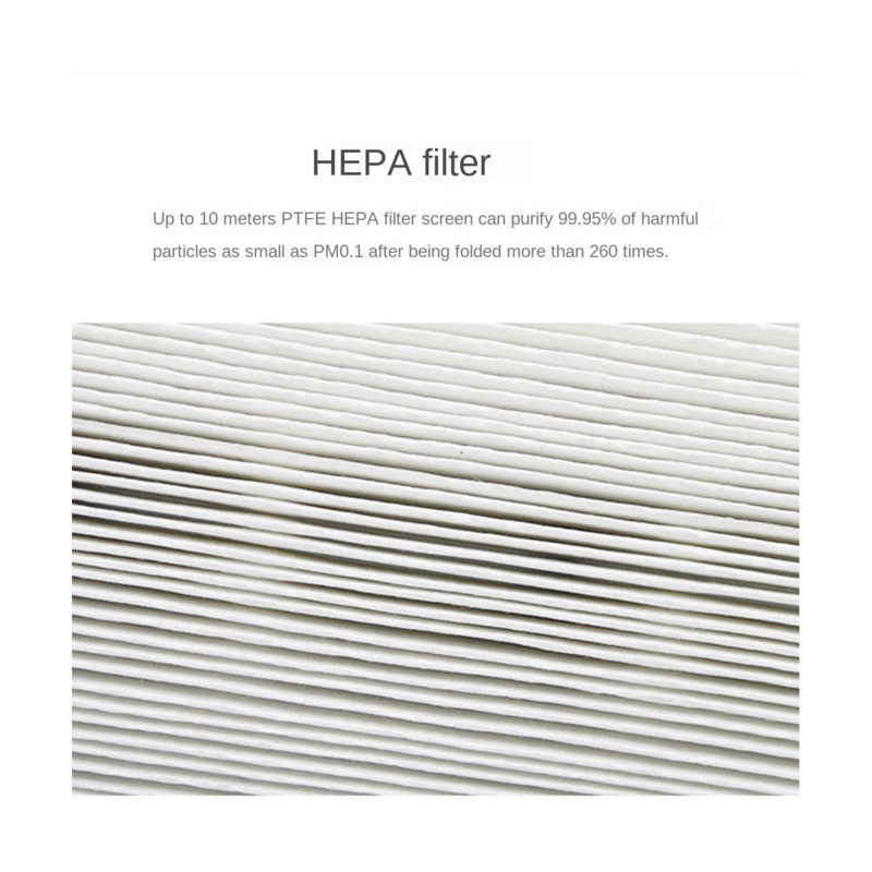 1 زوج فلتر HEPA لتنقية HP04 HP05 TP04 TP05 DP04 HEPA فلتر من القماش الكربوني استبدال الشاشة-B