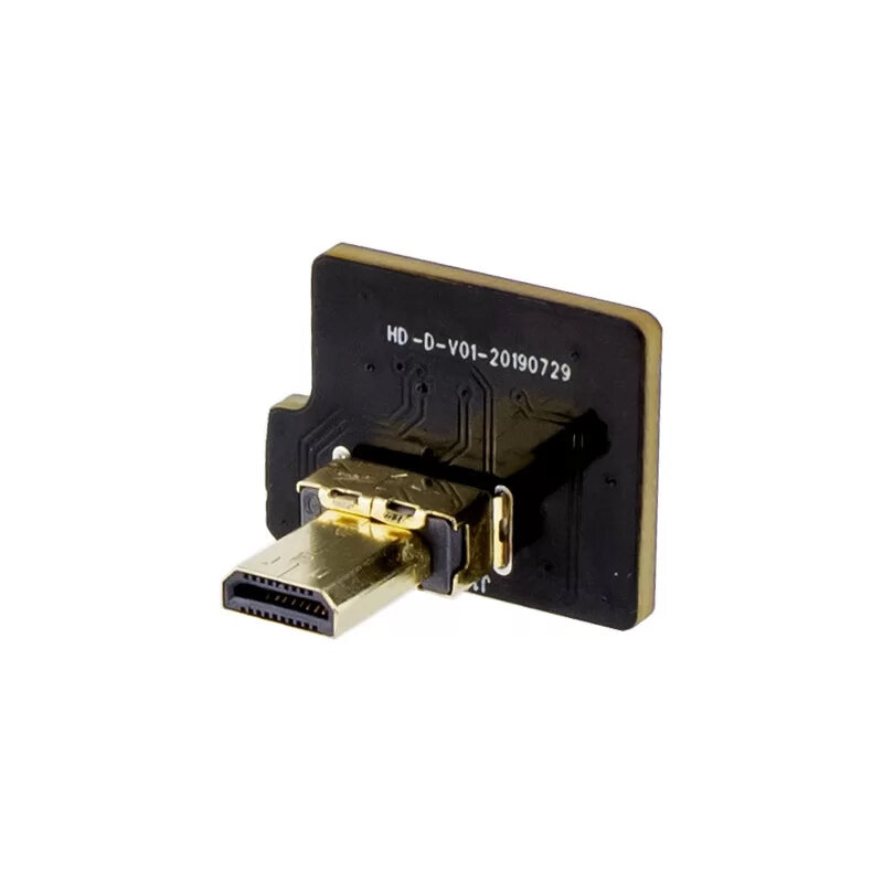 Elecrow 2 قطعة/الوحدة RPS Pi 4 نموذج B محول مايكرو HDMI-متوافق مع موصل كروبي مع التوت Pi 4B