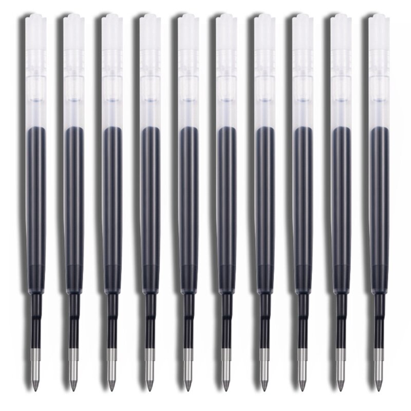 C5AE 10 قطعة هلام غيار أقلام 424 G2 حبر قلم للرجال استبدال الغيارات للمدرسة طالب