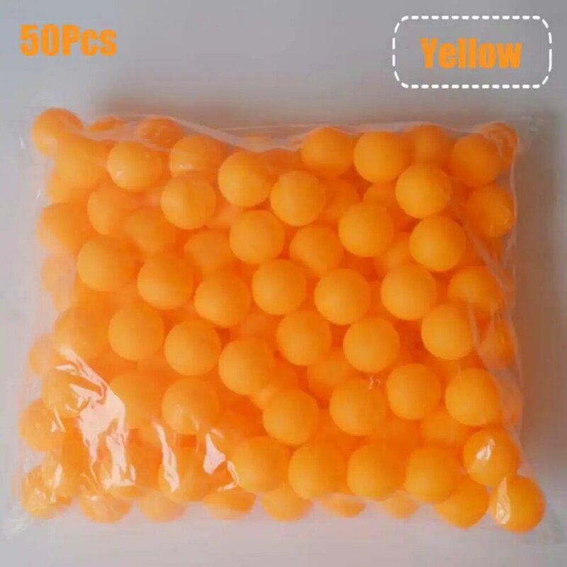50 قطعة/الحزمة 40 مللي متر متجمد بينغ بونغ الكرة المحمولة الأبيض البرتقالي الصدأ مقاومة تنس طاولة الكرة ABS التدريب كرات