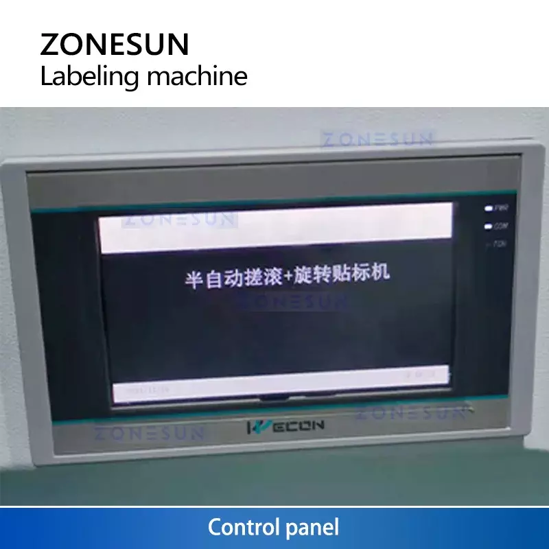 ZONESUN-آلة وضع العلامات شبه الأوتوماتيكية ، قضيب التسمية ، تصميم مخصص ، الأسطح المسطحة ، الشائكة ، ZS-TB105F