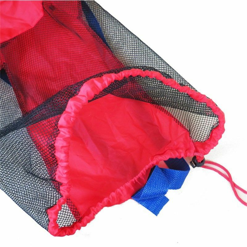 حقيبة ظهر شبكية للأطفال حقيبة كتف للشاطئ وحمام السباحة والصيف لتخزين ألعاب الحمام