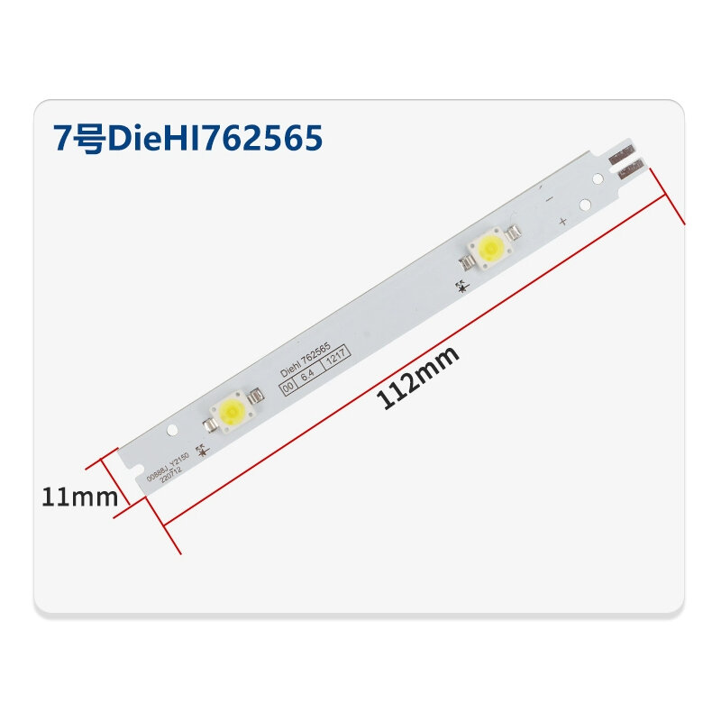 قطع غيار شريط الإضاءة LED ، nhhi762565 ، DC12V لتبريد ثلاجة سيمنز بوش