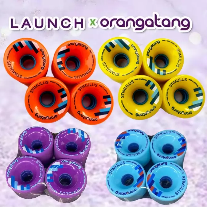 Orangatang-عجلات لوح التزلج ، 70 مللي متر ، أزرق ، نوعية جيدة ، لحيلة الشارع ، مستوى برو ، OT الرقص ، 77a80a86a