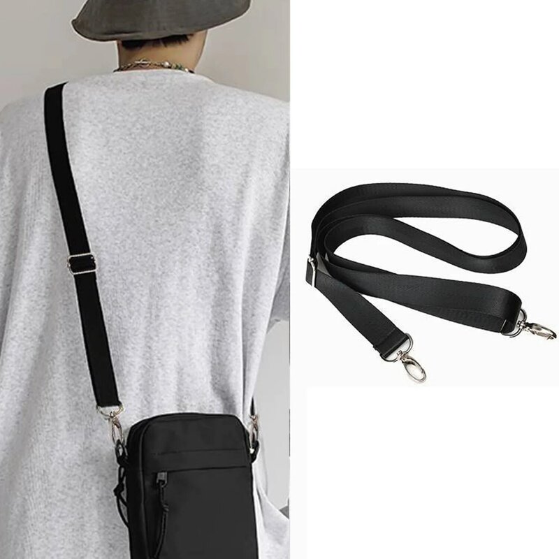 مقبض حقيبة كتف قابل للتعديل ، حزام حقيبة بوليستر ، حزام أحادي اللون ، حزام بسيط ، 1 من من من البوليستر