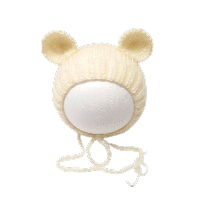 قبعة تصوير دافئة لحديثي الولادة ، قبعة موهير دافئة ، جميلة ، ملونة ، مريحة للطفل ، صور