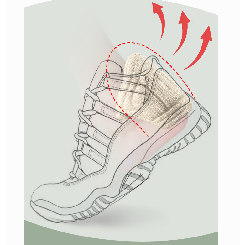 2 قطعة بطانة حذاء القدم كعب وسادة منصات أحذية رياضية قابل للتعديل Antiwear قدم إدراج النعال حامي كعب ملصق نعل brioche