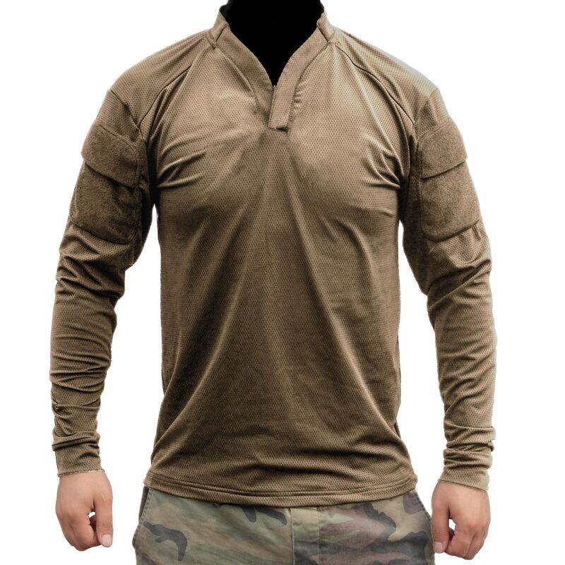 SMTP002 طويلة الأكمام VS قميص VS التكتيكية القتالية قميص الرجال القطن العسكرية كامو تي شيرت بأكمام طويلة
