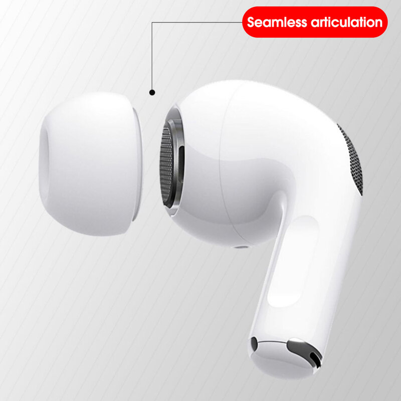قطع غيار لسماعات الأذن من السيليكون الناعم لأجهزة Apple AirPods Pro الجيل 1/2 قطع غيار لأجهزة Air Pods Pro ملحقات سماعات الأذن
