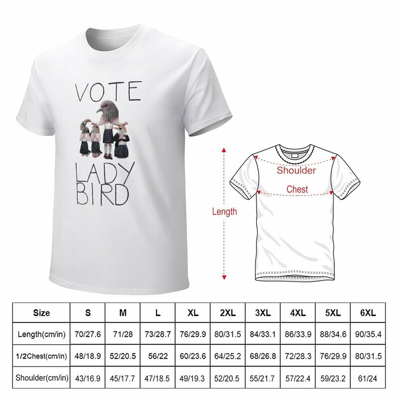 التصويت سيدة الطيور تي شيرت عرق قميص الصيف الملابس مصمم تي شيرت الرجال
