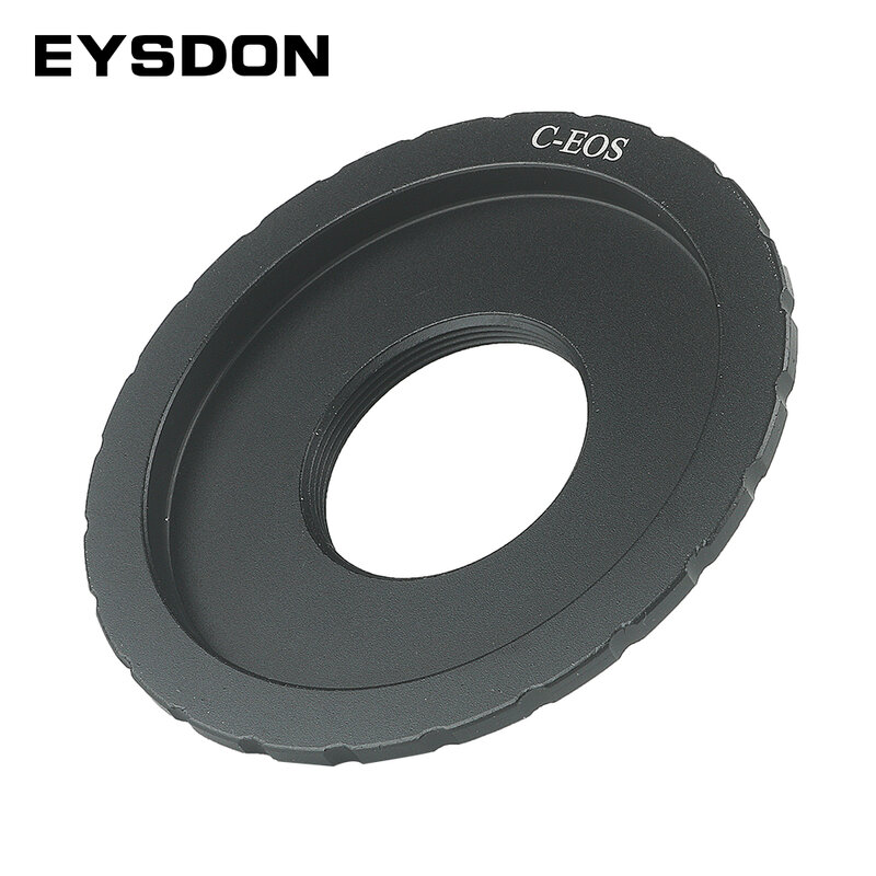 EYSDON عدسة محول تركيب C إلى EOS محول متوافق مع C-Mount CCTV/Cine العدسات على كاميرات كانون EF-Mount