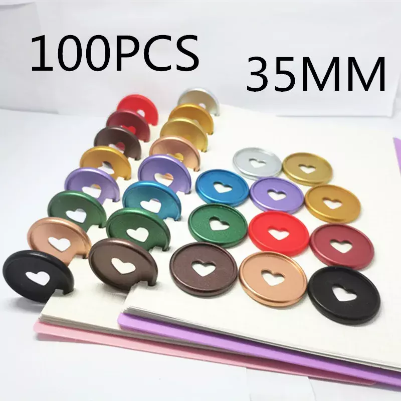 100PCS35MM لون البلاستيك ماتي ملزمة لوحة مشبك ل دفتر ماتي ملزمة مشبك مخطط الملحقات
