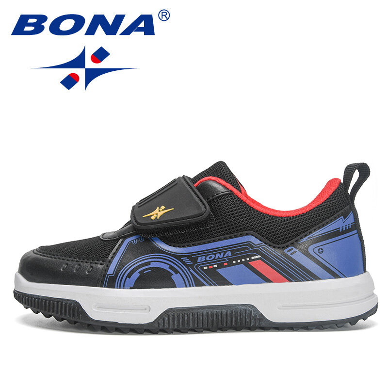 بونا 2023 المصممين الجدد الاحذية موضة أحذية رياضية كلاسيكية للأطفال في المدارس الأحذية الرياضية مريح للأطفال قابل للتنفس