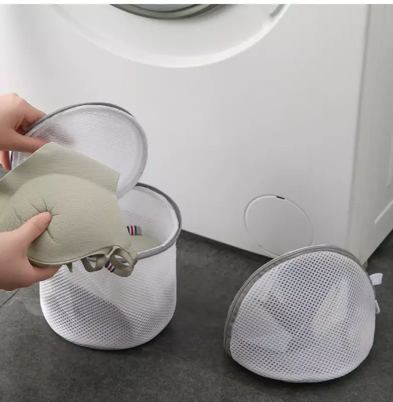 Bras Washing Bag Thicken Polyester Underwear Laundry Bag Anti-deformation Zippered Mesh Washing Machine Dedicated Wash Bra Bags