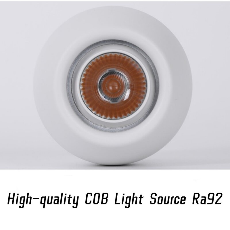 مصباح سبوت COB من نوع السقف المضاد للوهج ، مصباح سقف قابل للإضاءة للأعمال المنزلية ، AC 85-42 V ، 7W ، 10W ، 15W ، 20W ، 30W