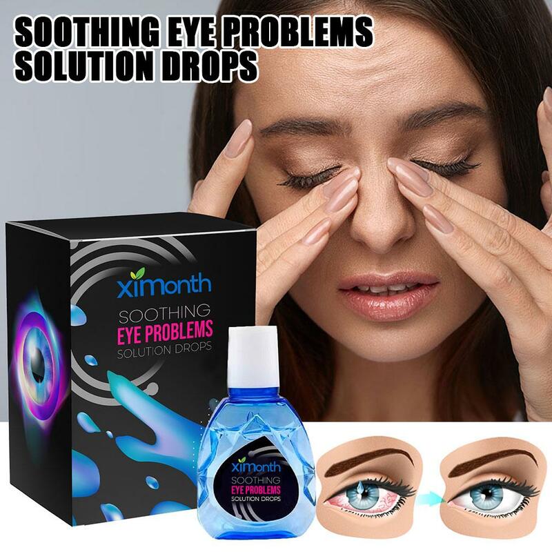 علاج قطرات العين المهدئة ، الهالات ، الظلام ، التعب ، إزالة ، العين ، العين ، تخفيف ، مشاكل العين ، المذيبات ، جديد ، B2P2 ، 10 مللي