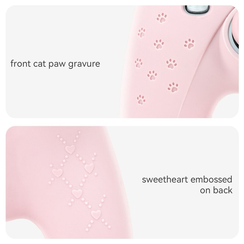 GeekShare PS5 حافظة/حقيبة ذراع التحكم بالألعاب مجموعة سيليكون لطيف القط الإبهام قبضة قبعات PS5 تحكم قذيفة غطاء ستيكر لسوني بلاي ستيشن 5