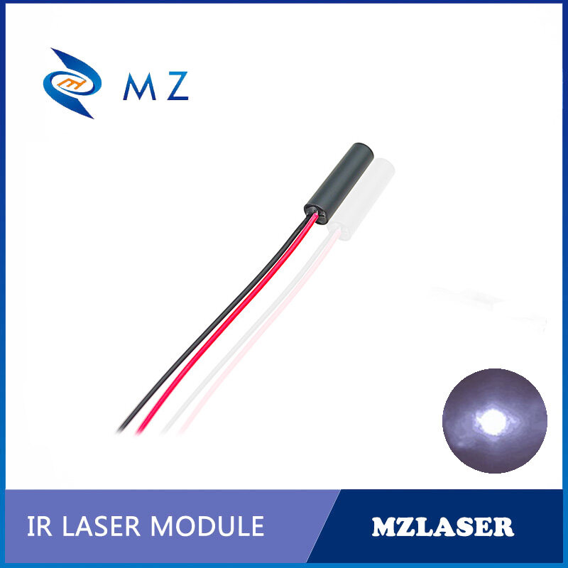وحدة صمام ثنائي ليزر نقطة بالأشعة تحت الحمراء 780nm 0.5/1/5mW درجة صناعية عالية الجودة صغيرة D4.5mm الفئة الثانية ~ iii