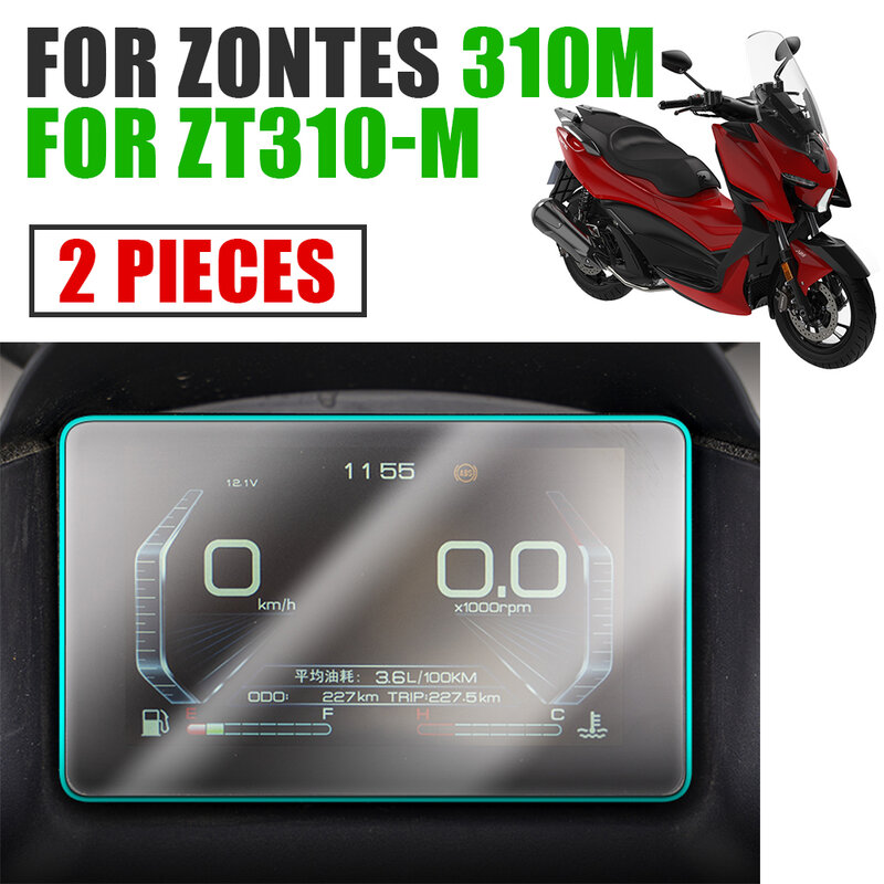 ل Zontes ZT310-M ZT310M ZT-310-M ZT-310M دراجة نارية الملحقات العنقودية خدش طبقة حماية واقي للشاشة أداة