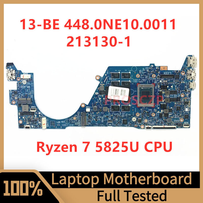 اللوحة الأم للكمبيوتر المحمول لحصان ، 448.0NE10. لوحة رئيسية لحصان 13-BE ، من-1 ، جودة عالية W/ AMD Ryzen 7 5825U CPU ، اختبار يعمل بشكل جيد