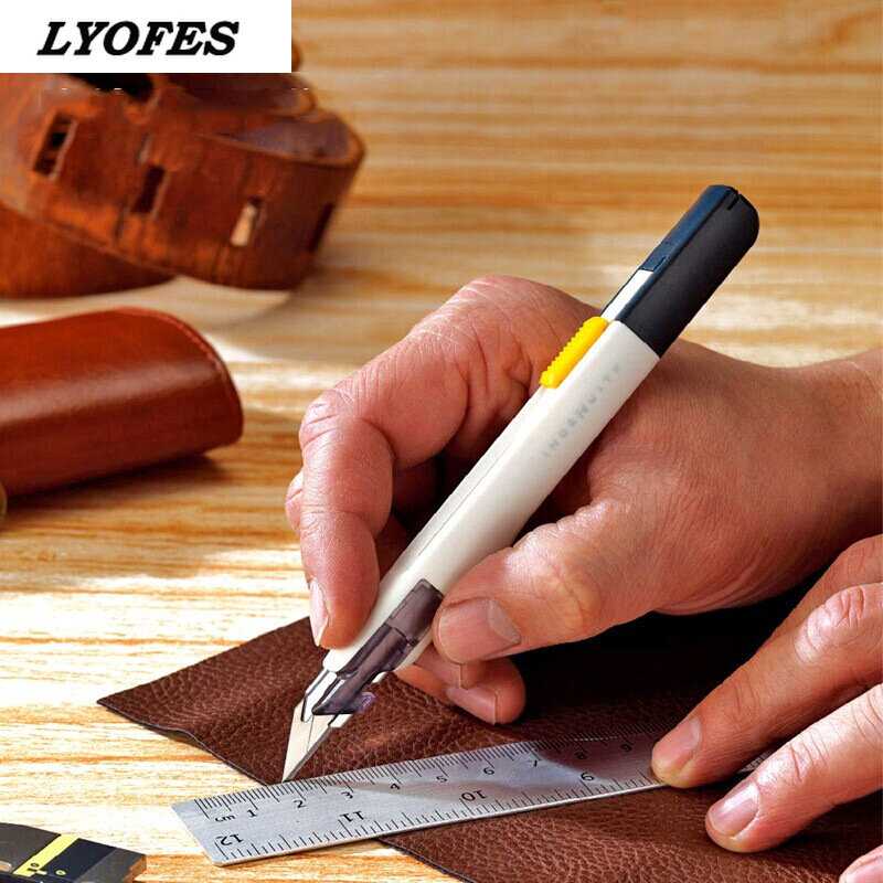 قطاعة سكاكين يابانية احترافية ، أدوات مكتبية دقيقة بشفرات ، قاطع ورق ، سكين فني للعمل المعدني