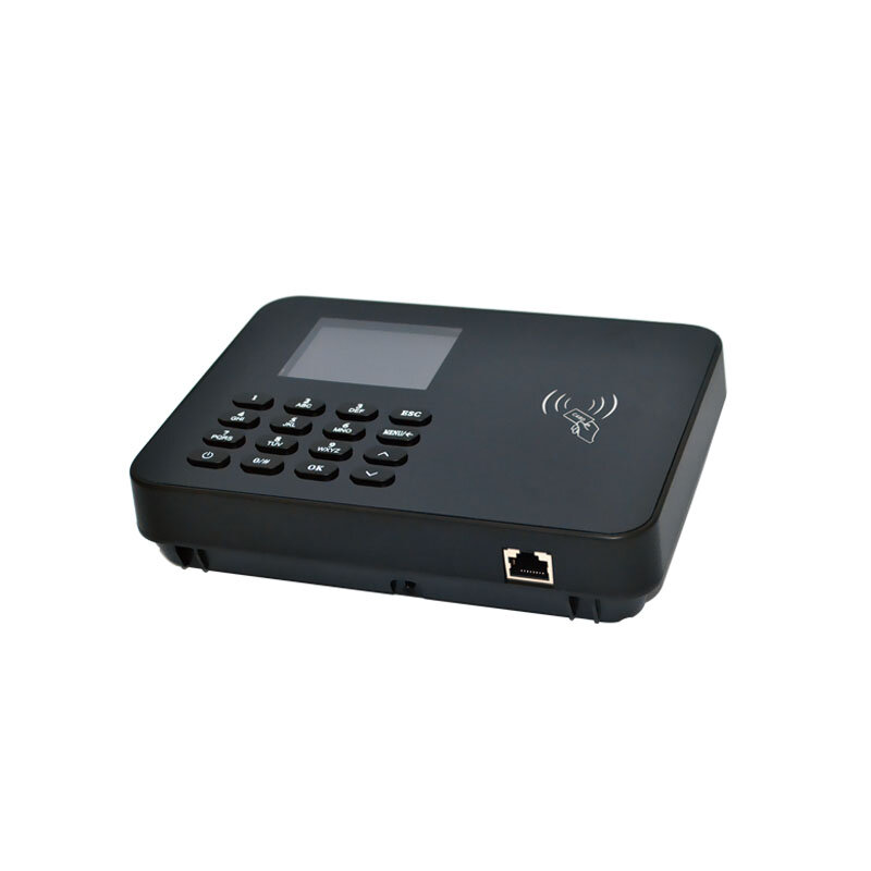 2.8LCD شاشة ملونة Tcp/ip نظام الحضور بطاقة التعريف بالإشارات الراديوية يدعم معرف + IC بطاقة الموظف التحكم في الجهاز الإلكتروني