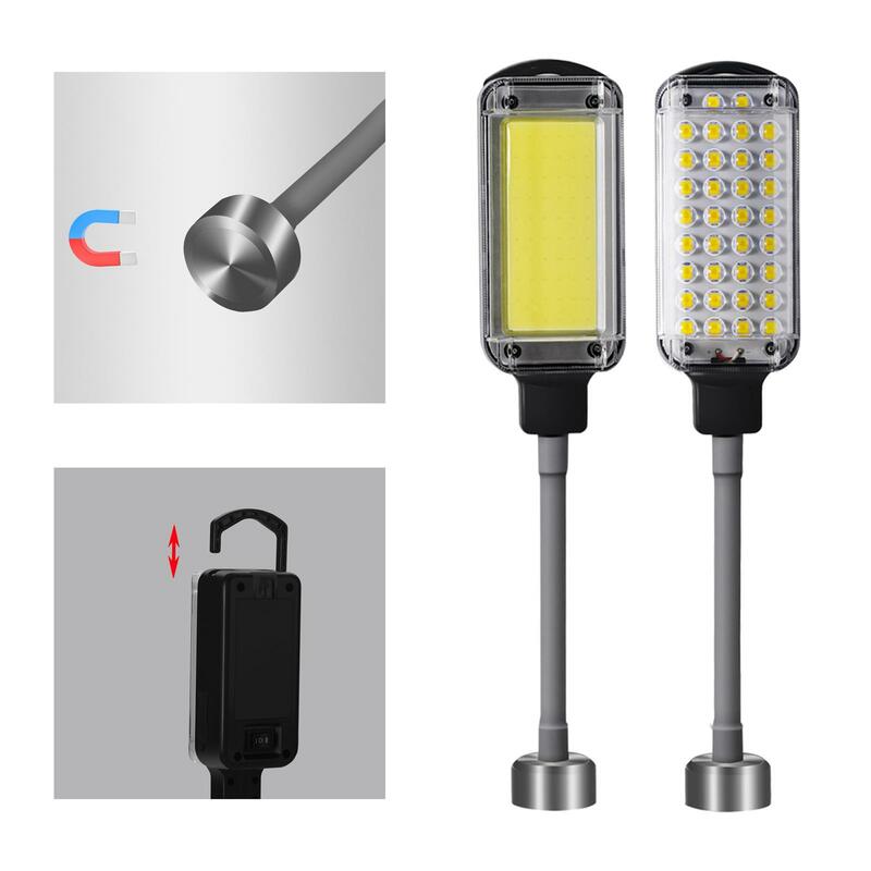 LED متعددة الوظائف USB المغناطيس خرطوم ضوء العمل COB ضوء قوي مقاوم للماء إصلاح السيارات ضوء العمل إضاءة خارجية مصباح يدوي