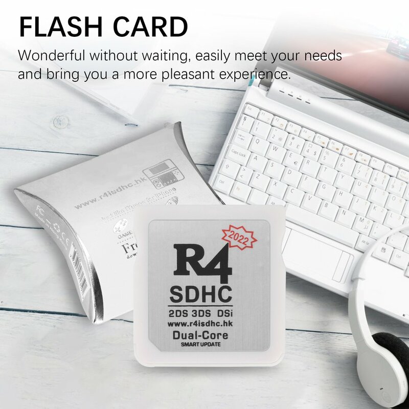بطاقة ذاكرة رقمية آمنة ، محول R4 SDHC ، مادة متينة ، مدمجة ومحمولة ، بطاقة ذاكرة ألعاب ، 2023