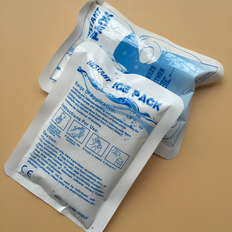 جديد 1 قطعة حقيبة من البلاستيك القابل للتصرف الجليد حزمة سرعة التبريد الفوري حقيبة الجليد الباردة الشمس