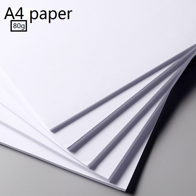 A4 ورق الطابعة 80g 1000 ورقة/حزمة مكتب ورقة بيضاء a4
