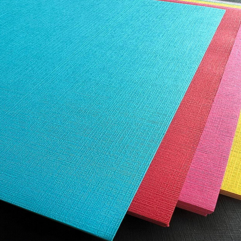 A3 لون ورقة بطاقات محكم ، 50 ورقة 230gsm نسيج خافت ورقة ملونة ، على الوجهين المطبوعة ، ورقة سميكة الحرفية قسط