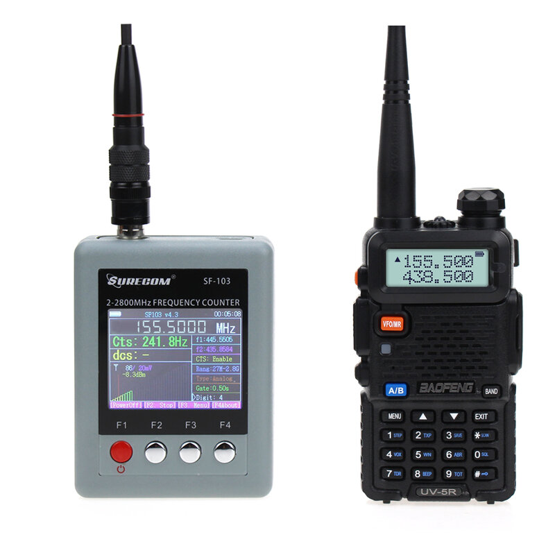 جهاز اختبار رقمي للإشارة SURECOM-SF-103 DMR ، SF103 ، 2MHz-200MHz ، 27MHz ، 3000MHz ، جهاز فك التشفير ، التردد المحمول ، CTCCSS ، DCS ، جهاز اختبار