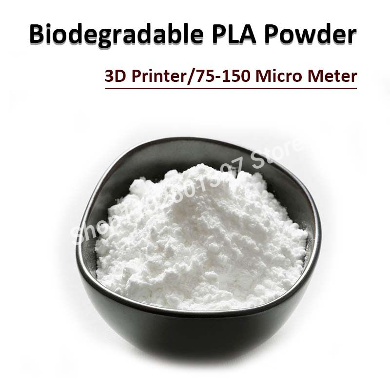 1Kgs PLA مسحوق الجسيمات البلاستيكية القابلة للتحلل الغذاء الصف مسحوق حمض Polylactic الراتنج Polylactide ثلاثية الأبعاد الطباعة